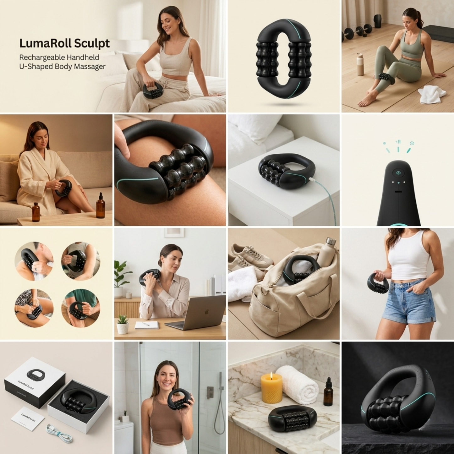 LumaRoll™ Sculptor Pro | Compact Rolling Powered Massager